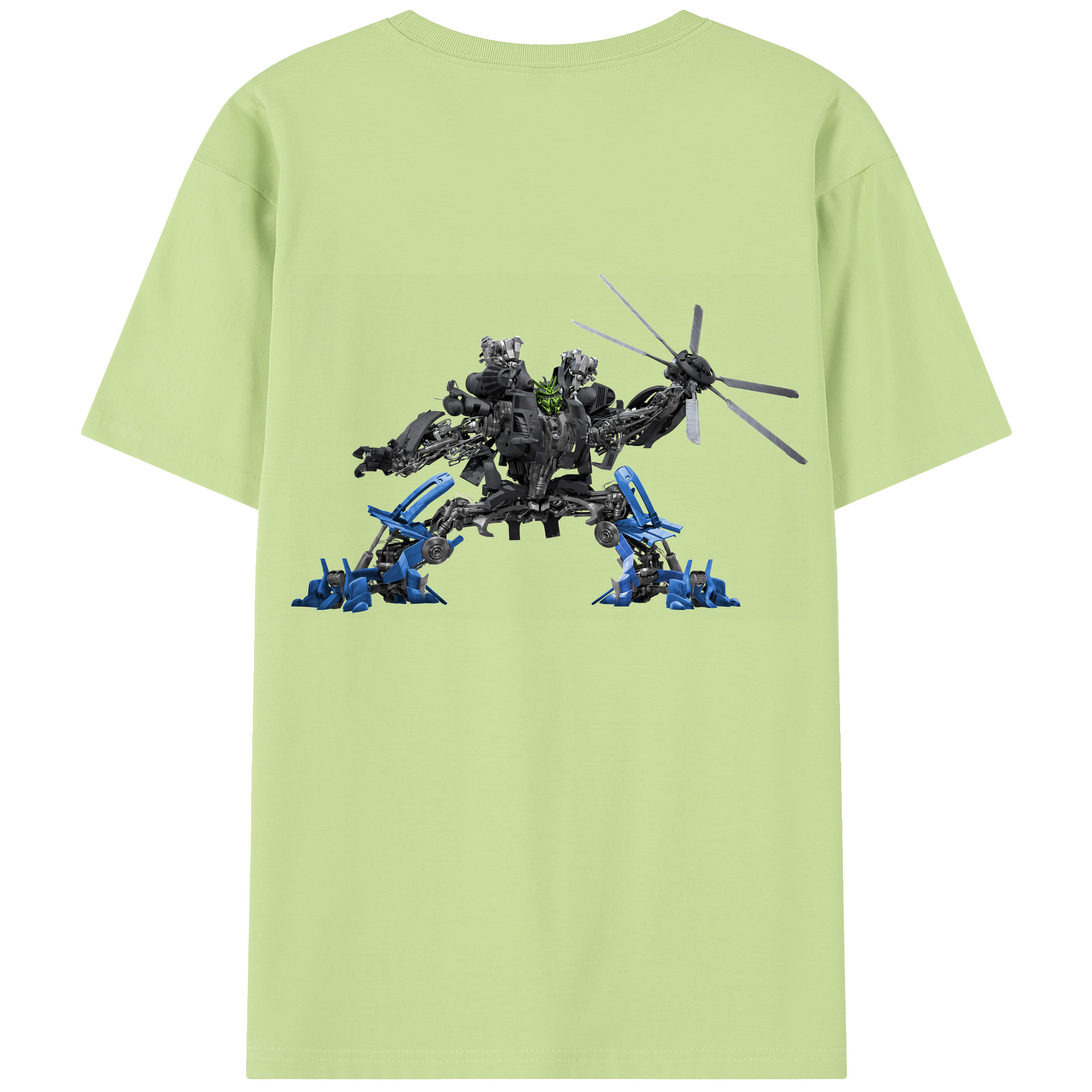 （画像用） Transformers トランスフォーマー 綿100％半袖Tシャツ（背面プリント）